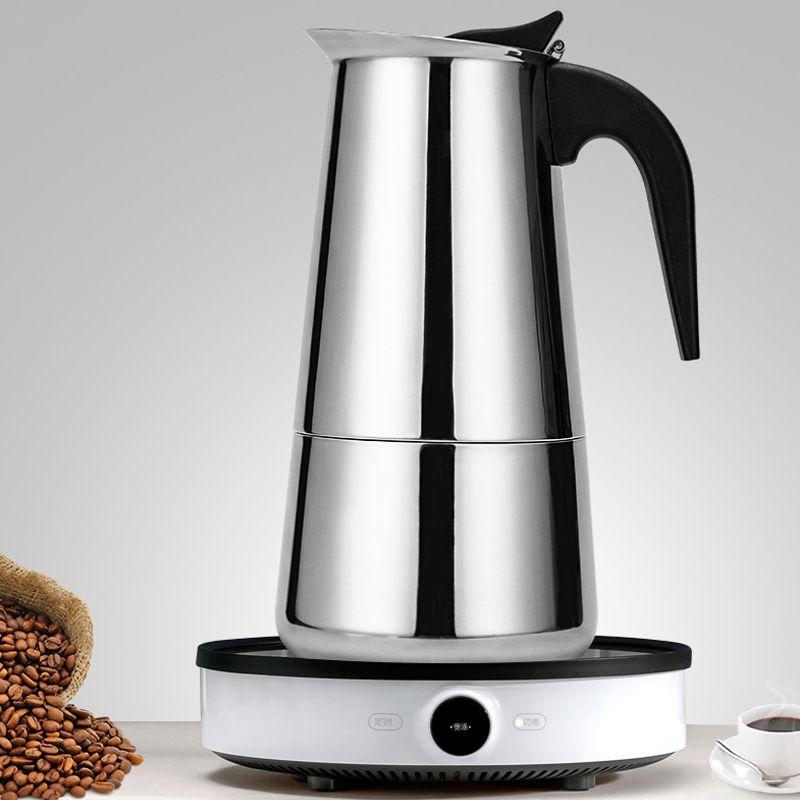 Coffee maker - silver 450ml