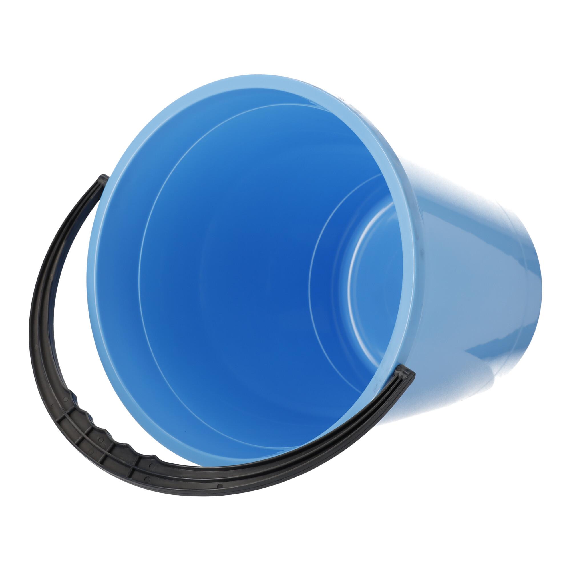 Bucket 15L, POLISH PRODUCT - light blue