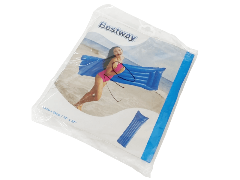 Bestway inflatable swimming mattress 183 x 69 cm - blue