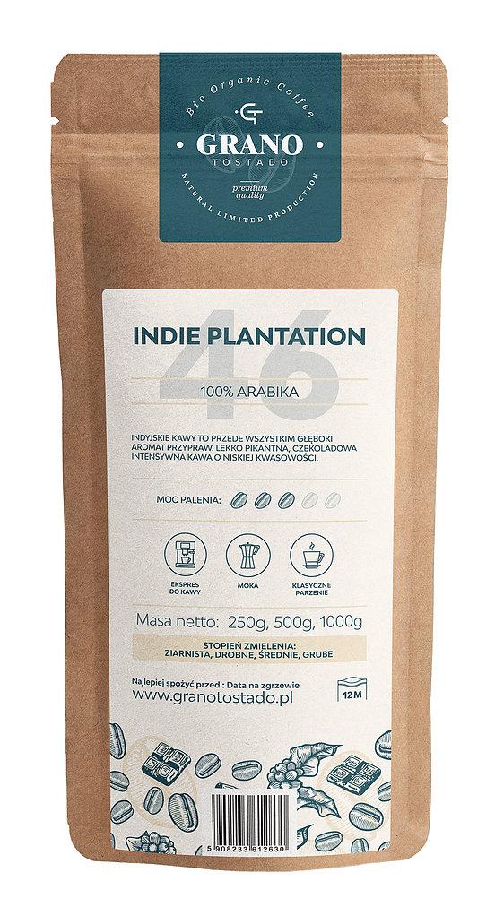 Grano Tostado Indie Plantation Coffee, medium ground 500 g