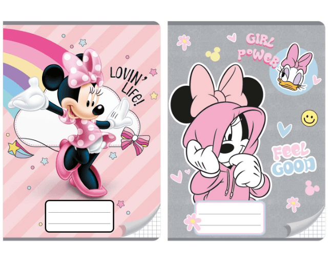 Soft notebook A5, squared, 16 sheets MINNE MOUSE