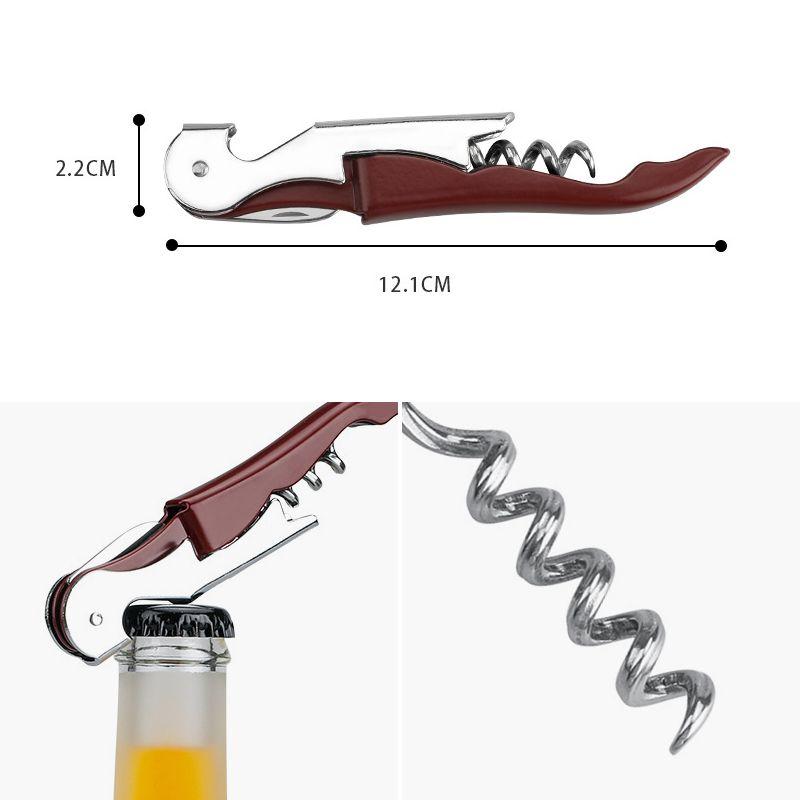 Wine opener / corkscrew - brown