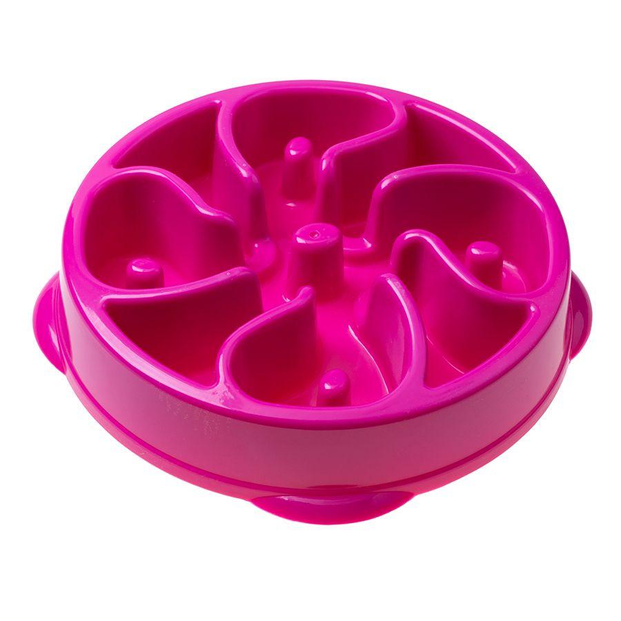 A bowl that slows down cat / food - purple