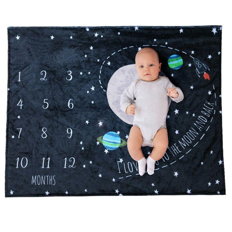 Baby photo mat 100x75 - galaxy