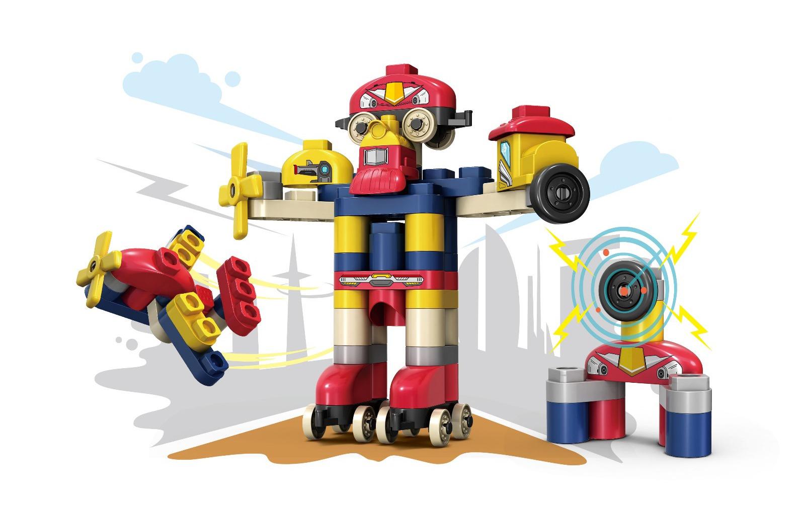 DIY Robot - zestaw klocków nauka, edukacja