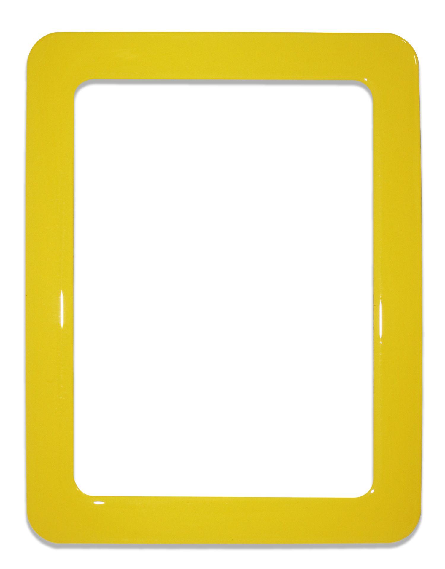 Magnetyczna ramka samoprzylepna rozm. 16.0x11.8cm - żółta