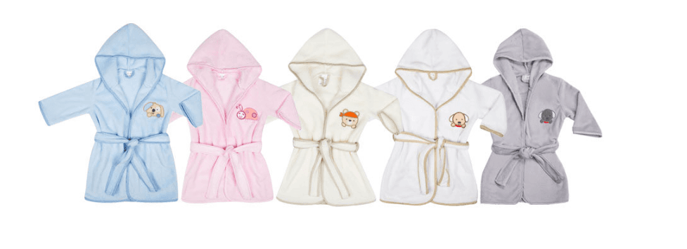 Children's bathrobe size 92/98/104 - pink