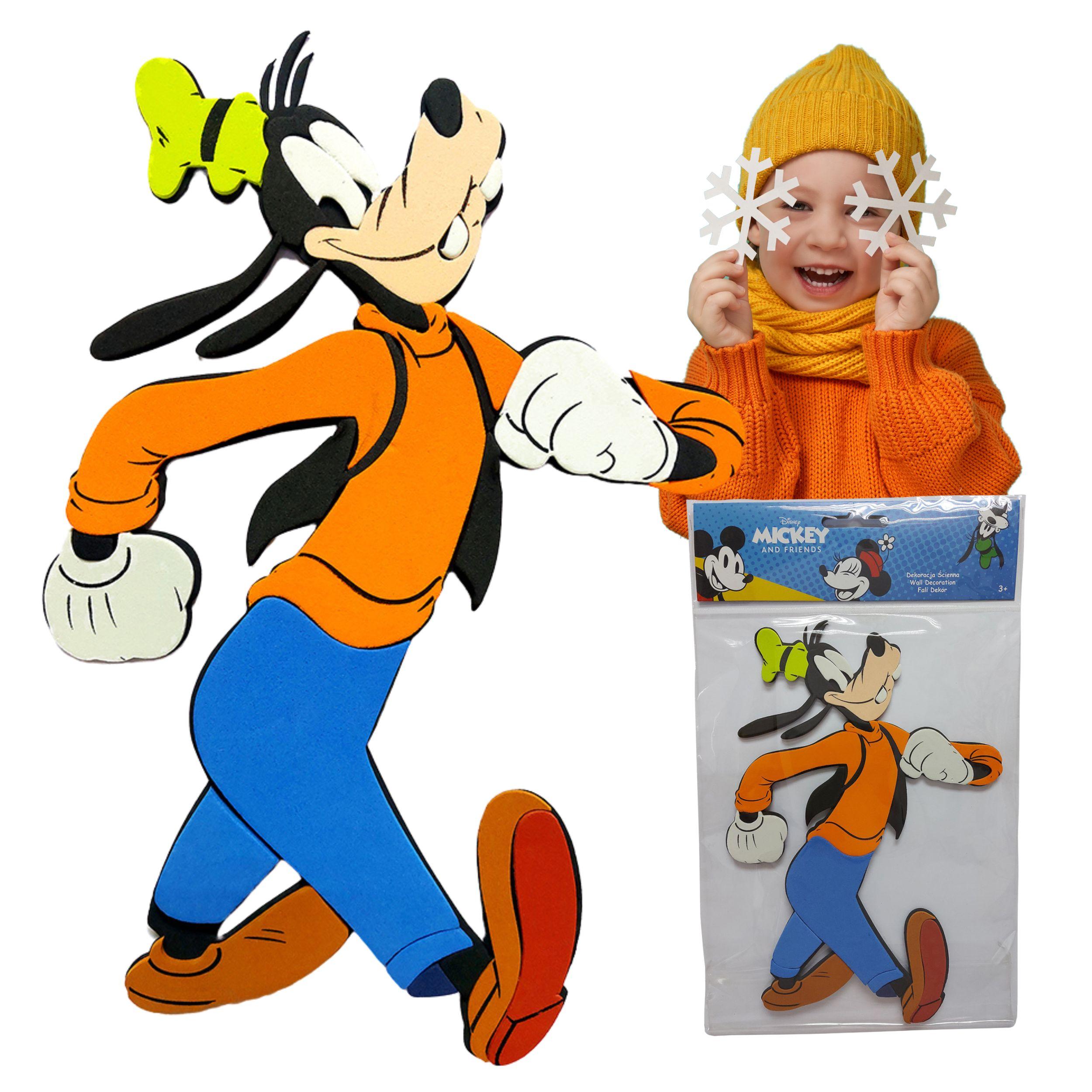 Dekoracja ścienna Myszka Miki - Goofy (mała)