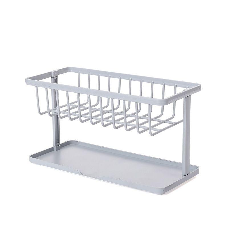 Rack for dishes and dishwashing accessories - gray