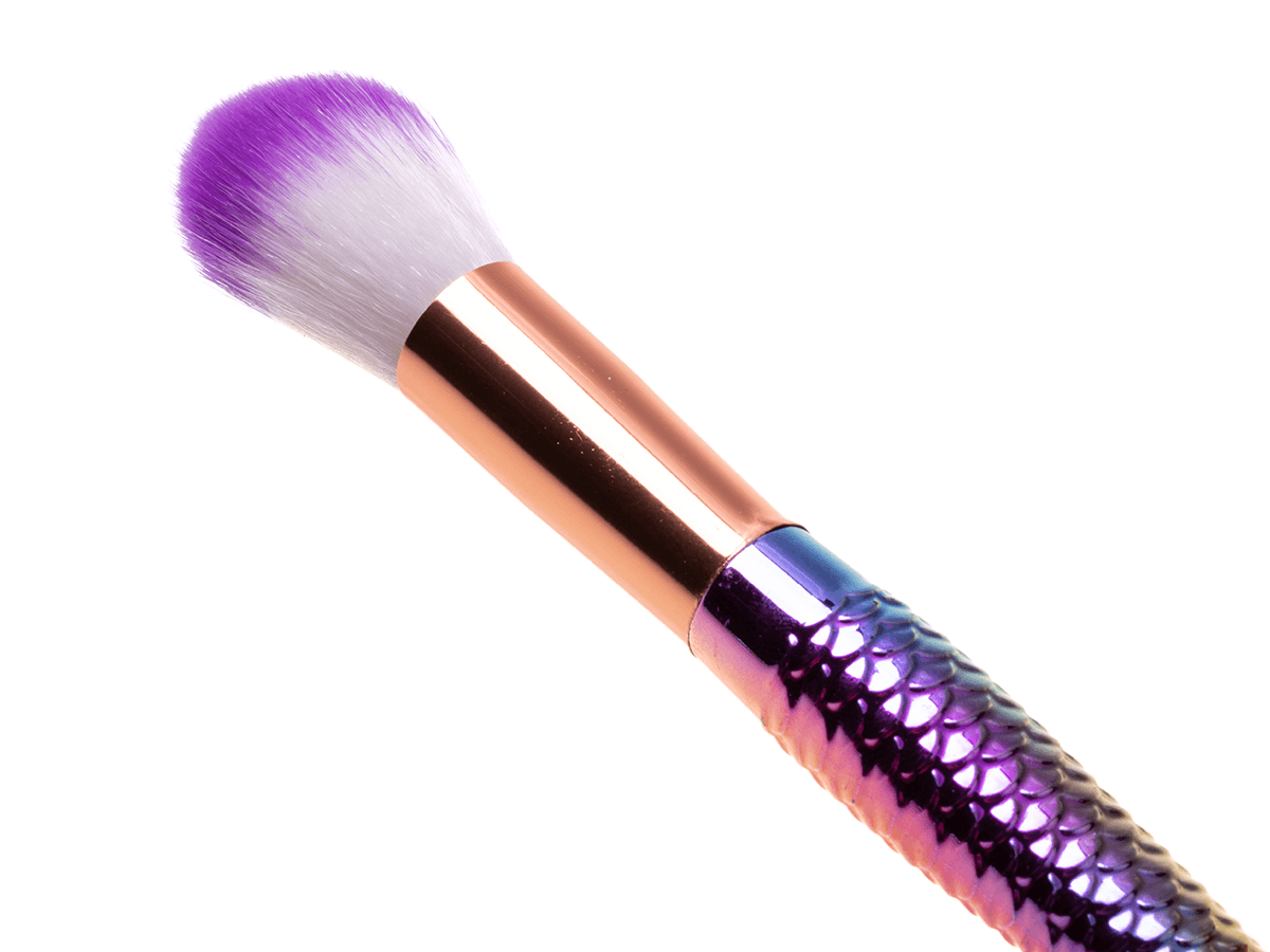 Set of makeup brushes 10 pcs - "mermaids"