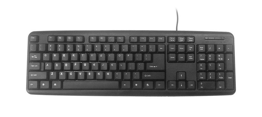 Gembird KB-U-103 keyboard USB US English Black