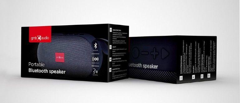 Gembird SPK-BT-11-GR portable speaker 3 W 2.1 portable speaker system Black