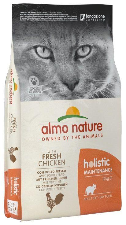 ALMO NATURE Adult Holistic Chicken Dry Cat Food - 12 kg
