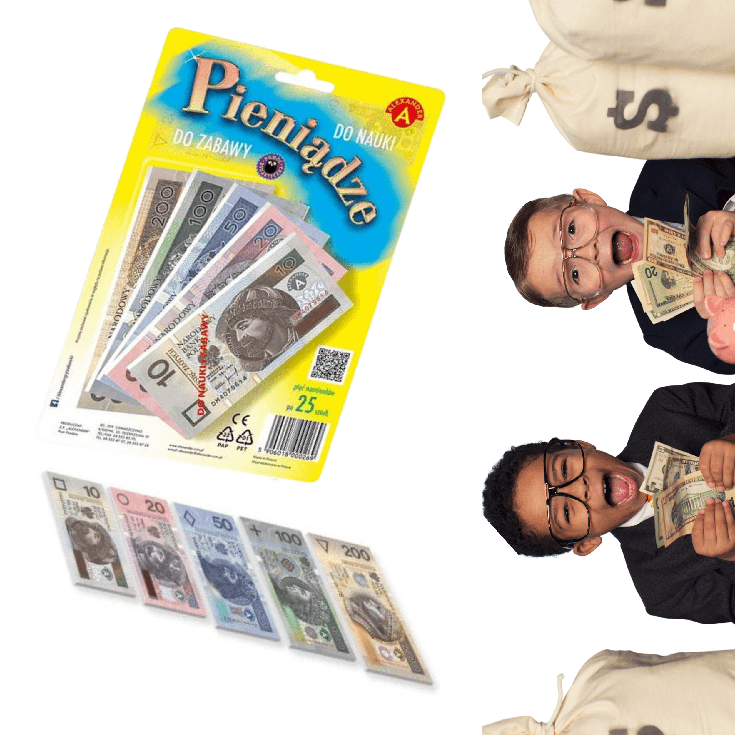 Banknoty do nauki i zabawy Alexander