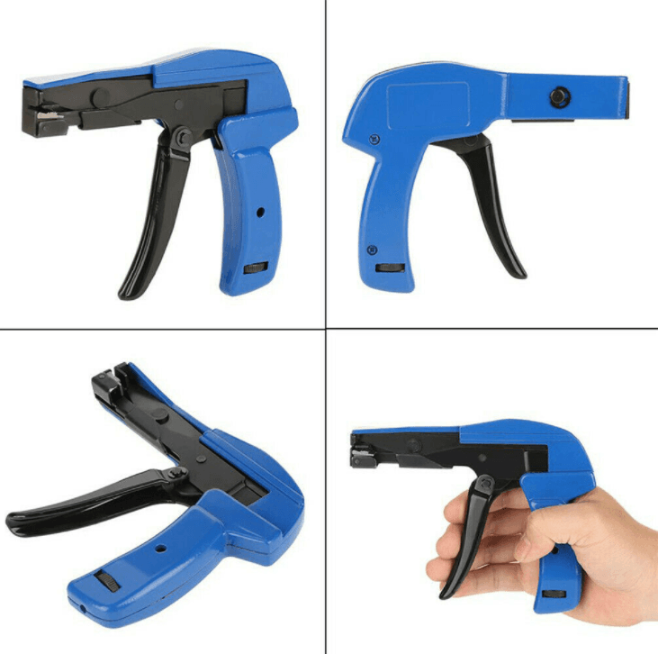 Clamp for nylon cable ties