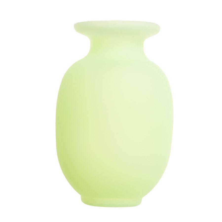 Silicone vase on the wall - green