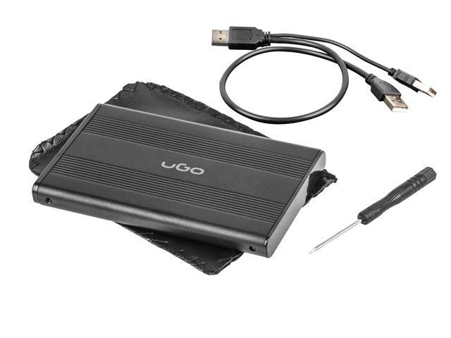 UGO OUTER ENCLOSURE 2.5" (SATA, USB 2.0, ALU)