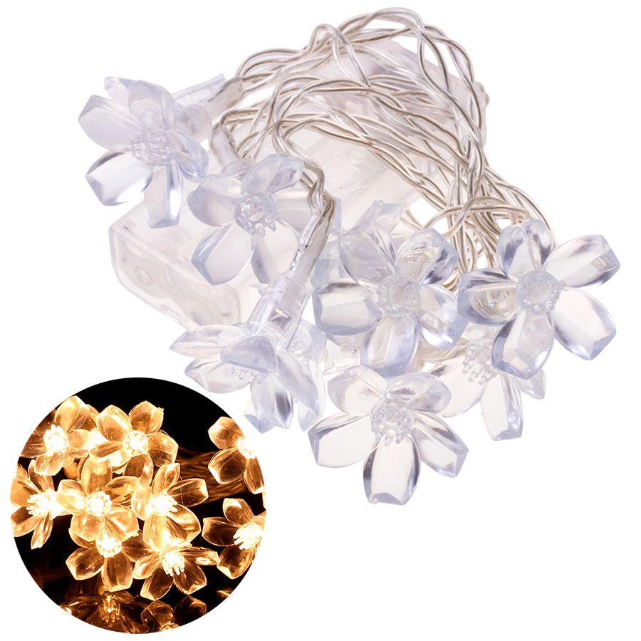 Decorative lamps in the shape of a flower - warm white light