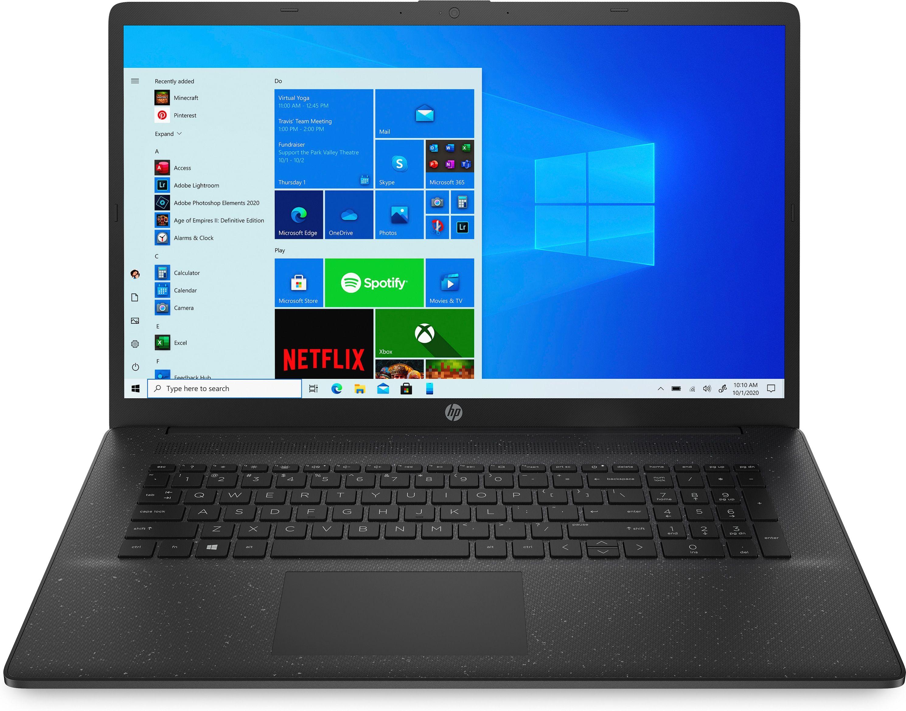 HP 17-cn0009nw Notebook 43.9 cm (17.3") Full HD Intel® Celeron® 8 GB DDR4-SDRAM 256 GB SSD Wi-Fi 5 (802.11ac) Windows 10 Home Black