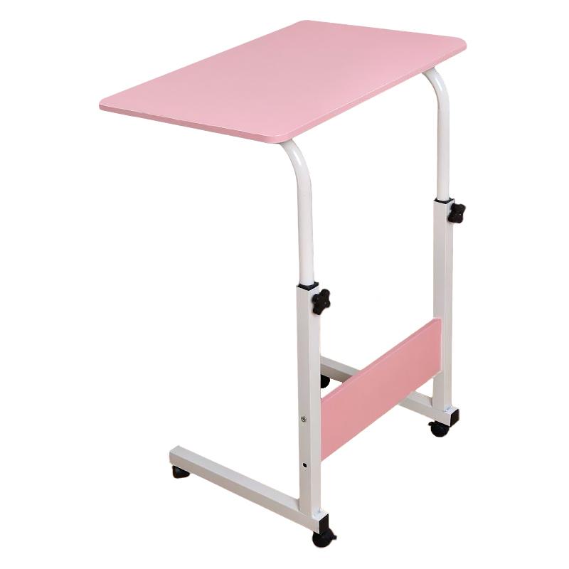 Mobilny stolik pod laptopa / Mobilny stolik kawowy - różowy