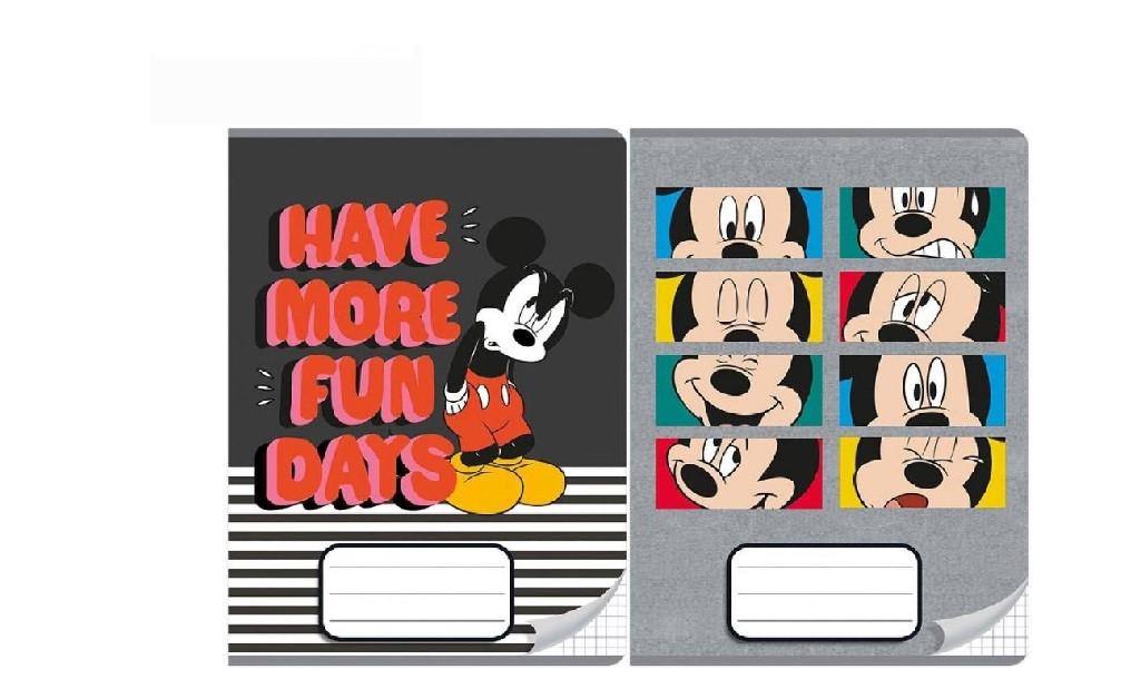 Zeszyt A5/32 kartki Kratka Mickey Mix kolorów