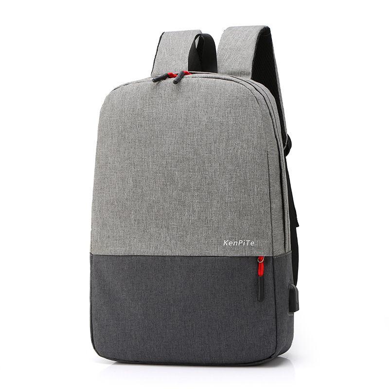 Plecak młodzieżowy na laptop 15,6' – szary