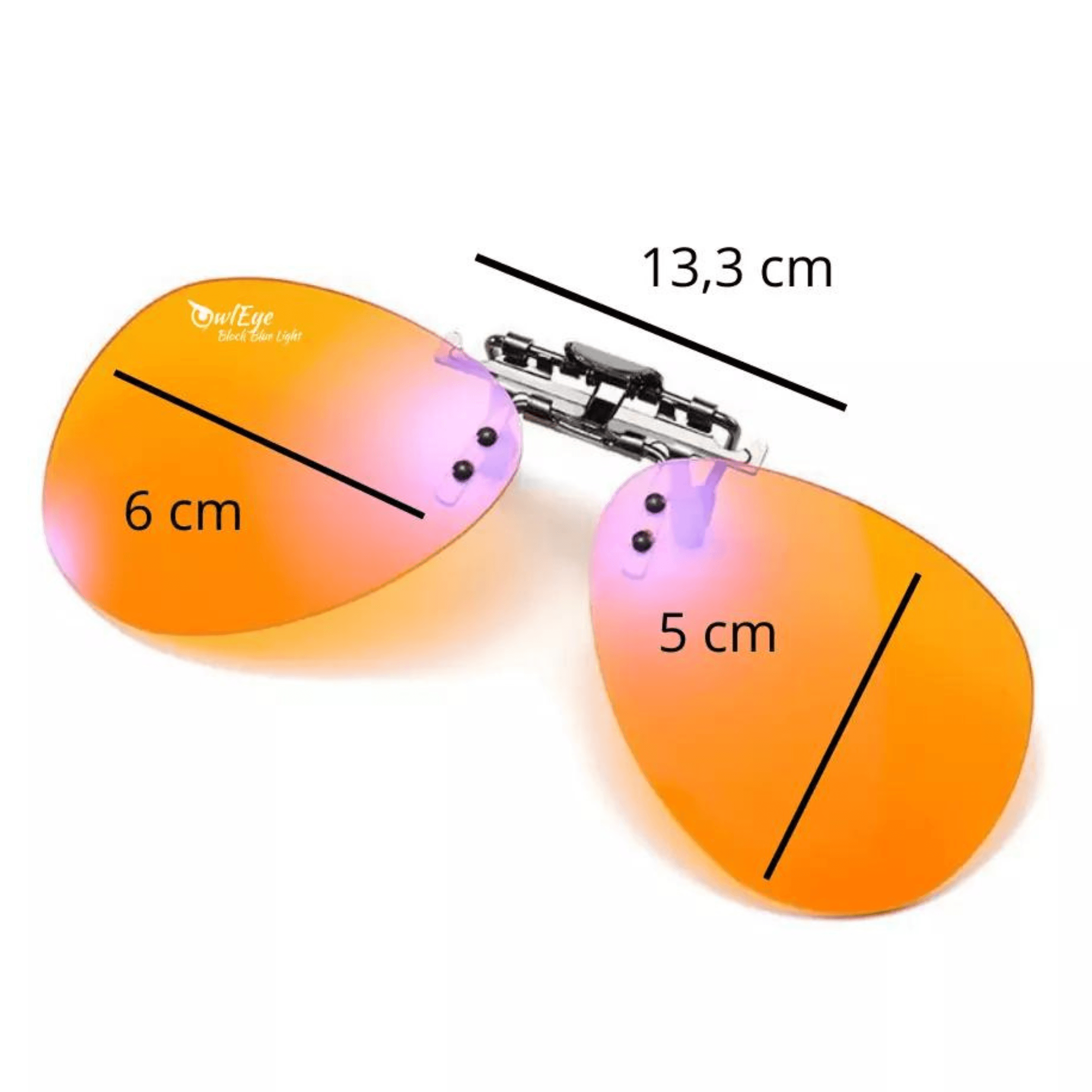 OwlEye Oval Flip-up Overlay - model: TWILIGHT - 98.8% Eye Protection with Vision Correction