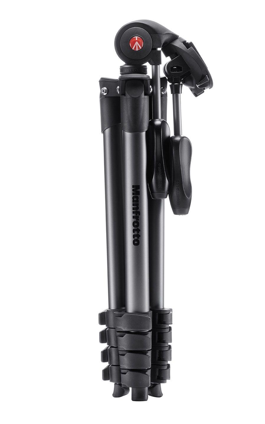 Manfrotto MKCOMPACTADV-BK tripod Digital/film cameras 3 leg(s) Black