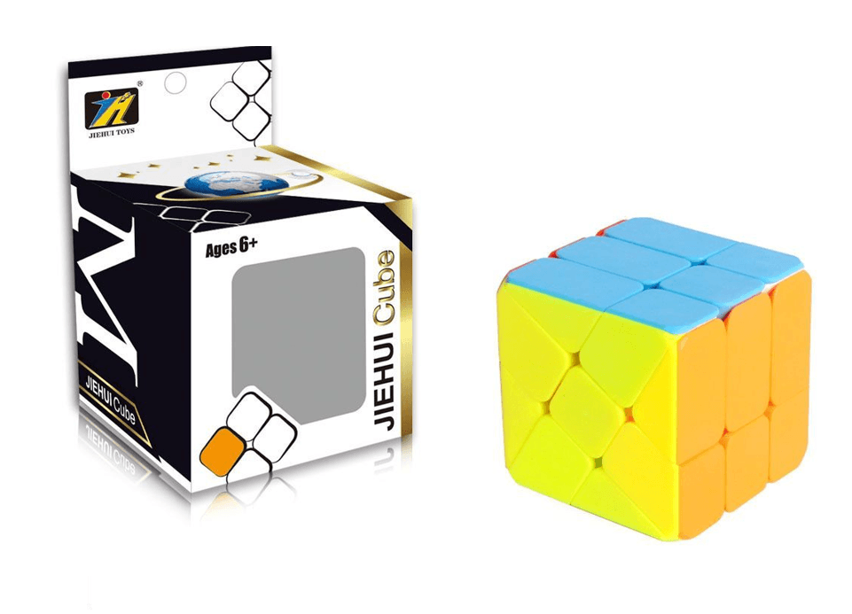 Modern jigsaw puzzle, logic cube, Rubik's Cube - Hot Wheels, type II