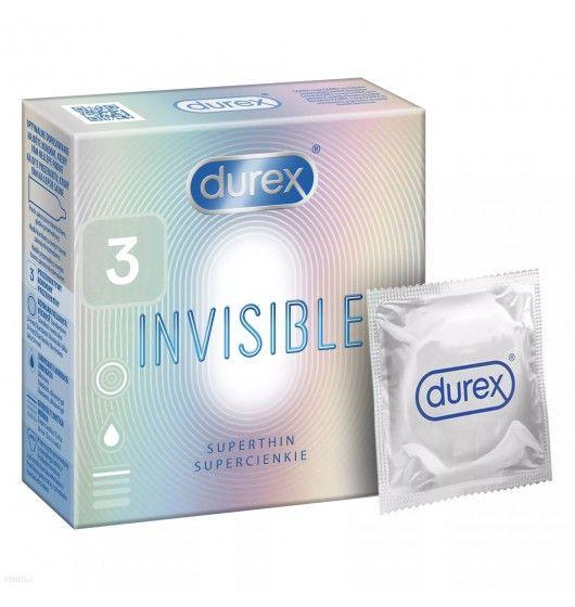 Durex Invisible super thin 3pcs condoms