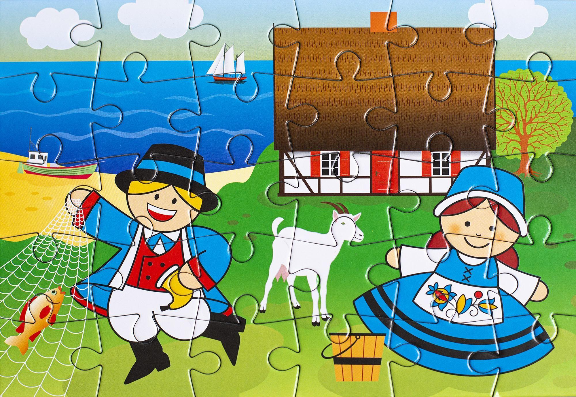 Puzzle FOLKSTAR Kashubian village 30 pieces