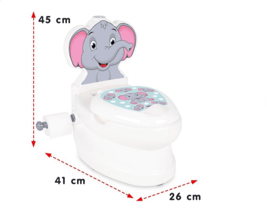 Elephant interactive baby potty, PILSAN