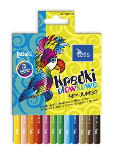 Pencils Jumbo KO 002-JB - 12 colors