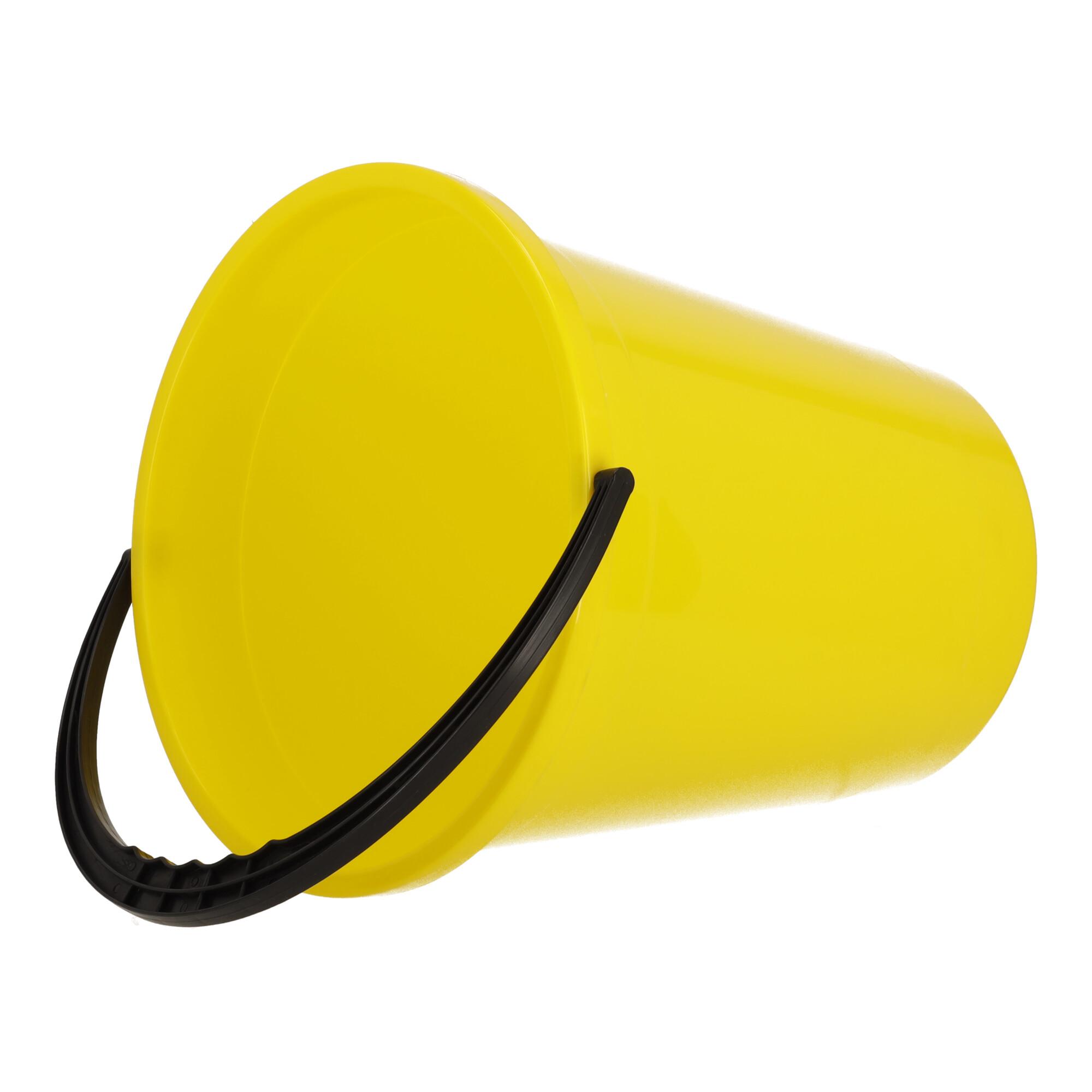 Bucket 15L, POLISH PRODUCT - yellow