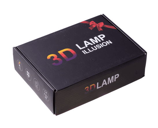 Lampka nocna 3D LED "Delfin" Hologram + pilot