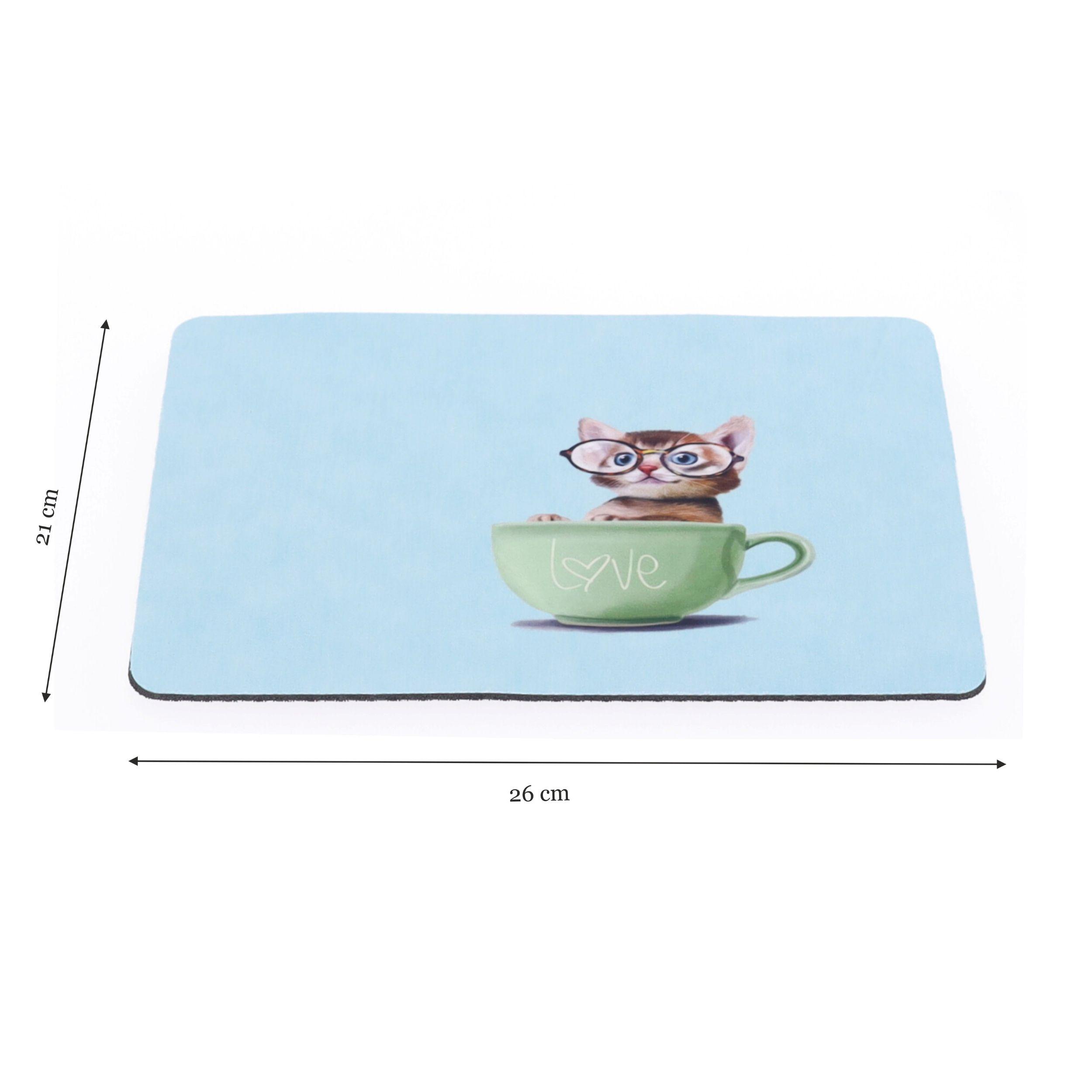 Mouse pad - Teacup kitten