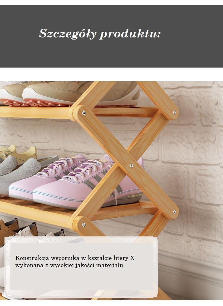 Shelf, shoe rack 4-level, 70 cm.