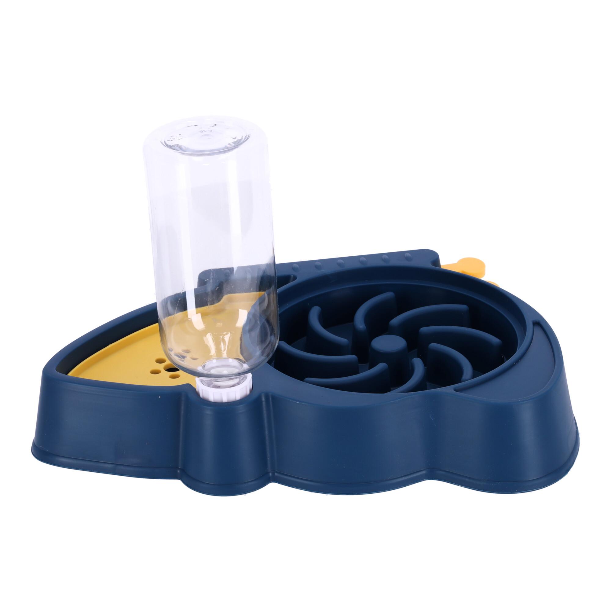 Miska AquaPet 2w1 - Automatyczny Dozownik Wody dla Psa i Kota (Niebieska)