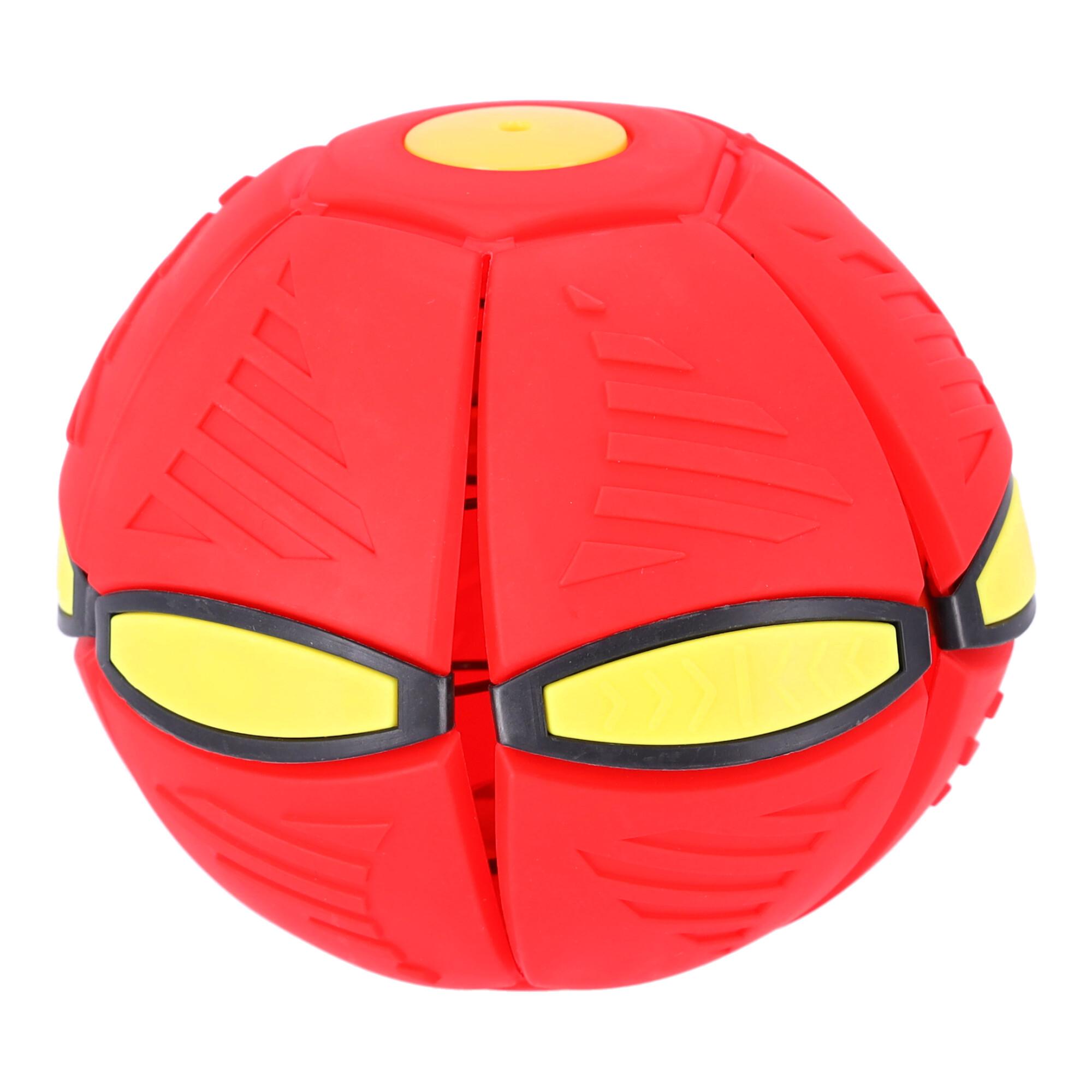 Latająca piłka 2w1, dyskopiłka - czerwona