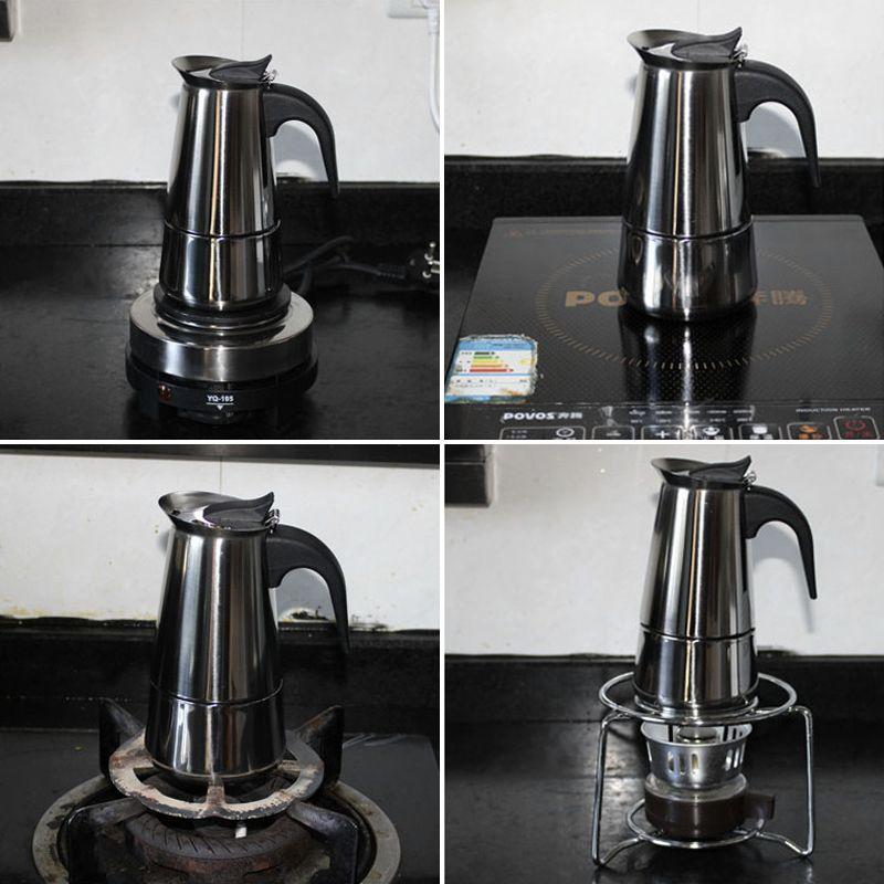 Coffee maker 200ml - silver