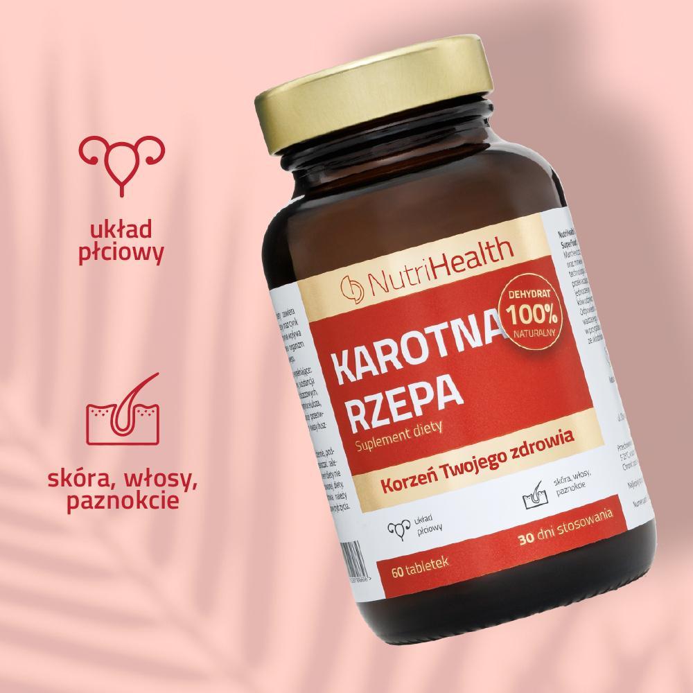 Dietary supplement CAROTTA RICE NutriHealth, (60 capsules) 100% natural