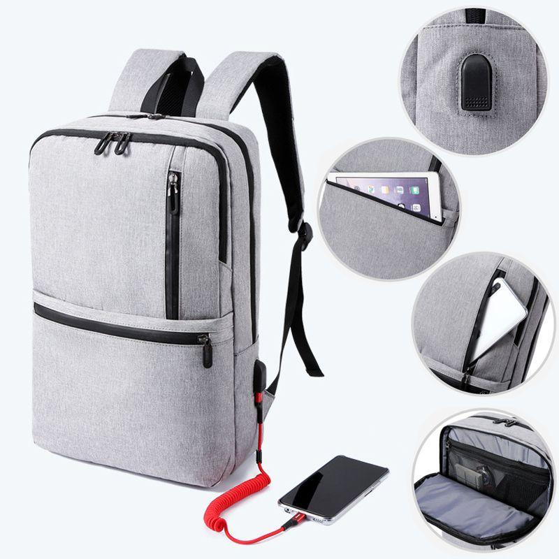 Plecak biznesowy na laptop 15,6' - szary
