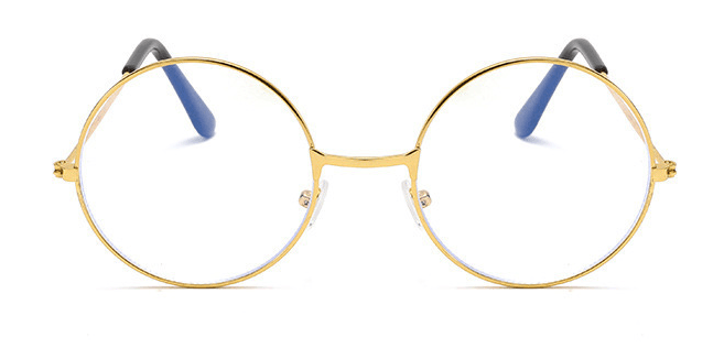 Okulary okrągłe Harry Potter - złote