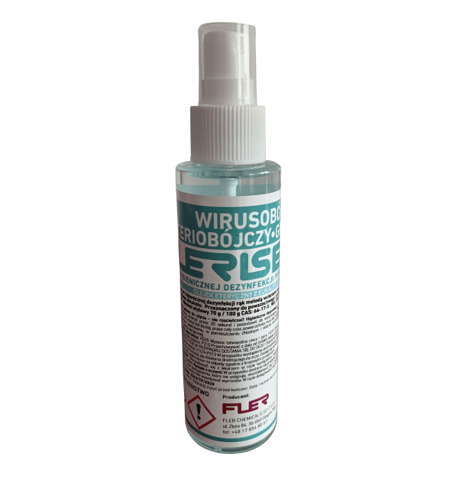 Liquid for hygienic disinfection of surfaces and hands Flerisept 100ml - Eucalyptus essential oil