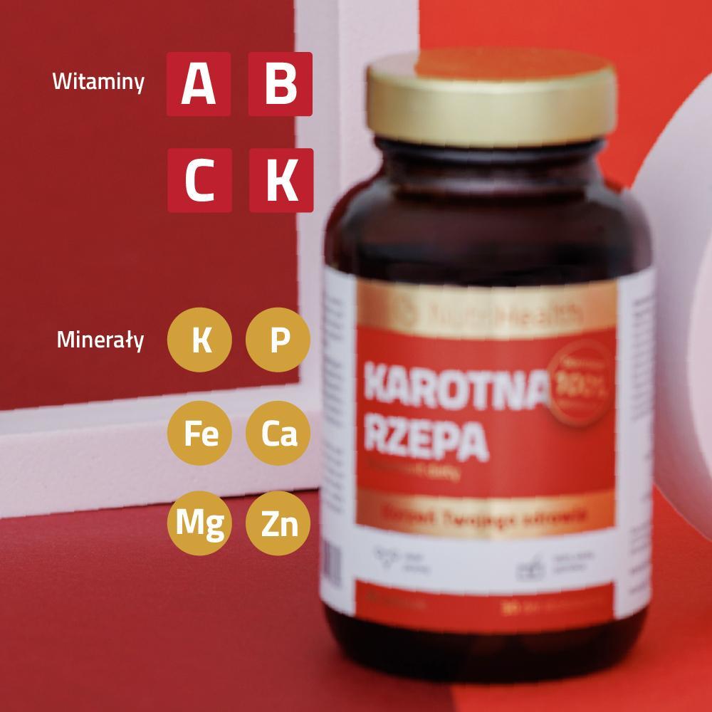 Dietary supplement CAROTTA RICE NutriHealth, (60 capsules) 100% natural