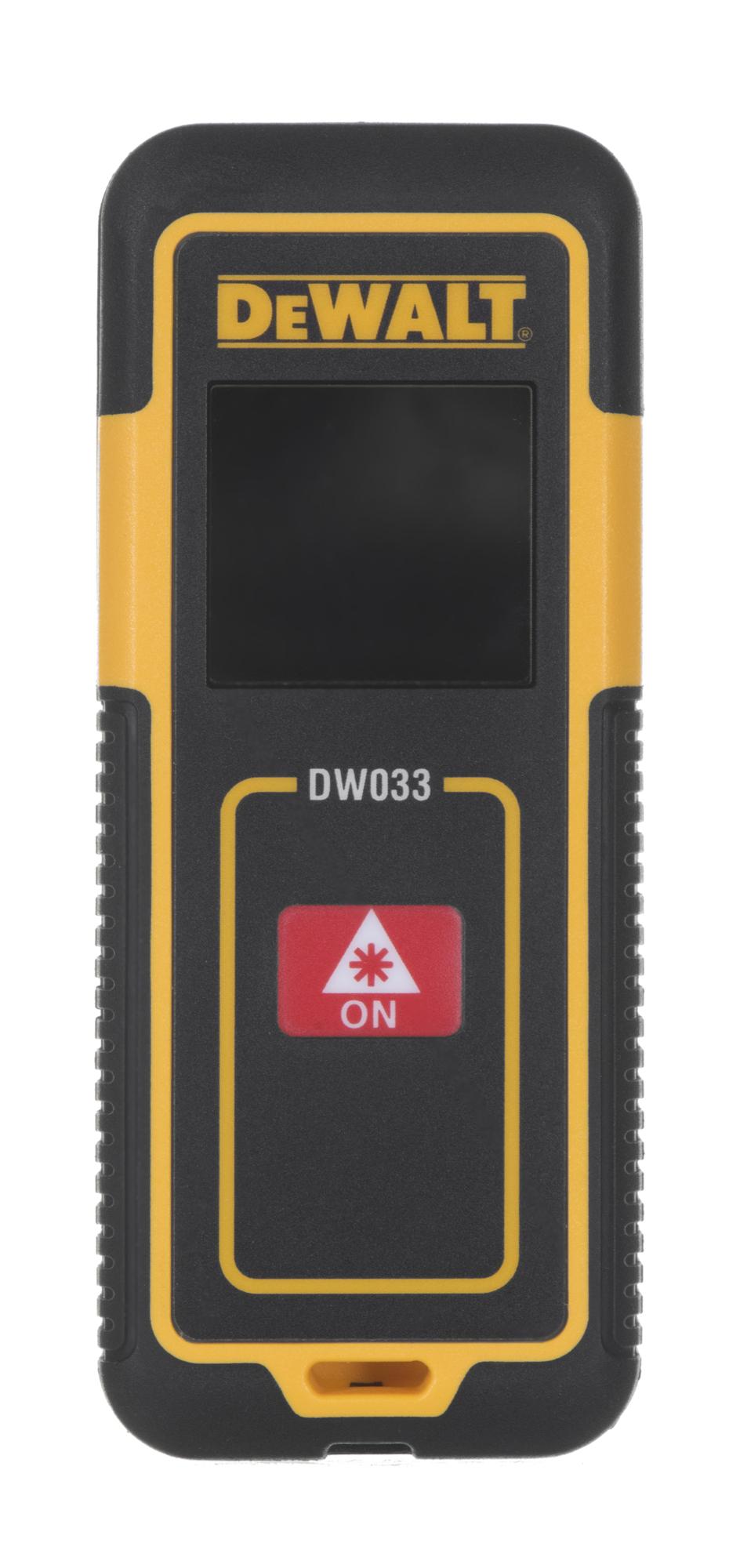 Laser Distance Measurer DEWALT range 30m DW033-XJ