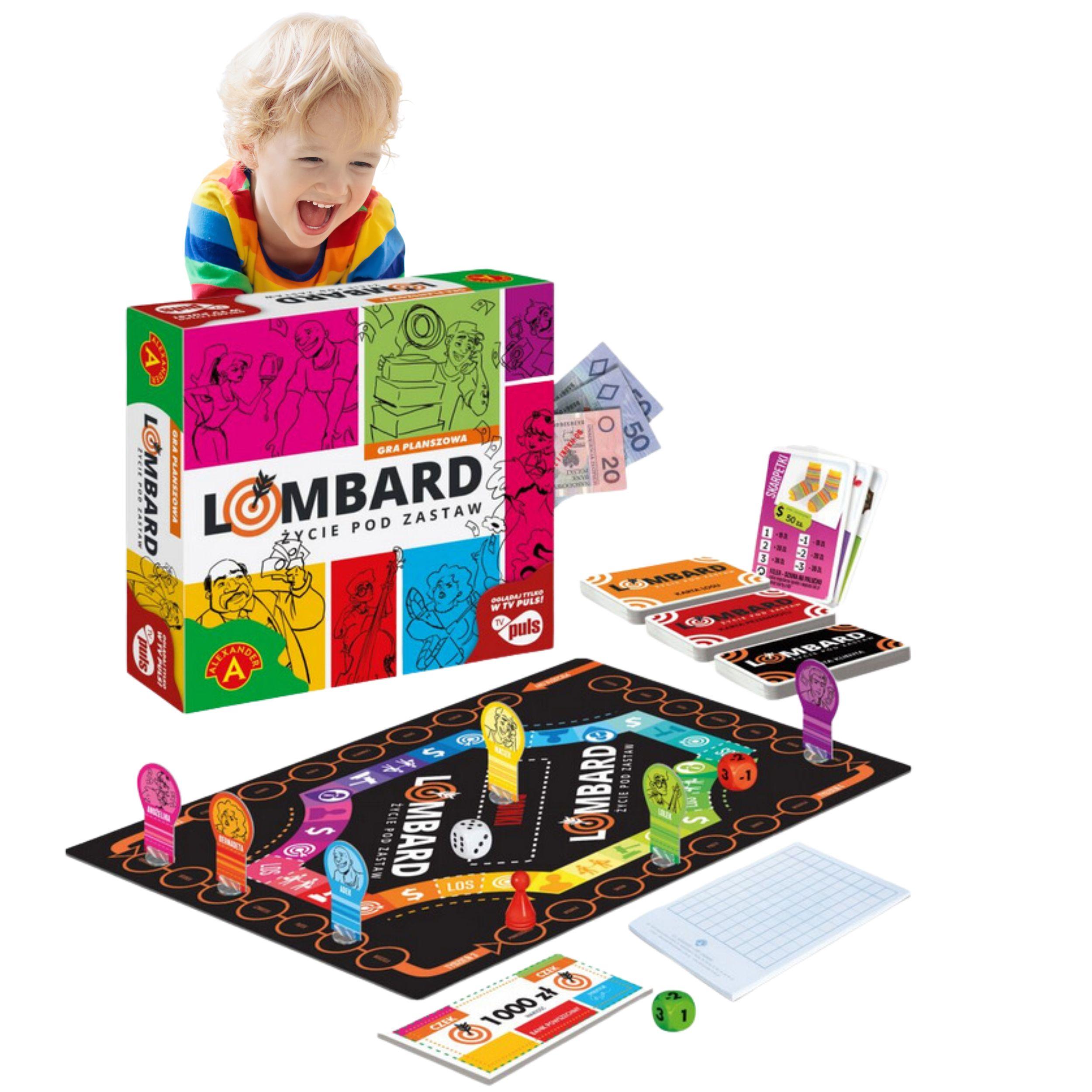 The board game Alexander - "Lombard. A life against collateral "
