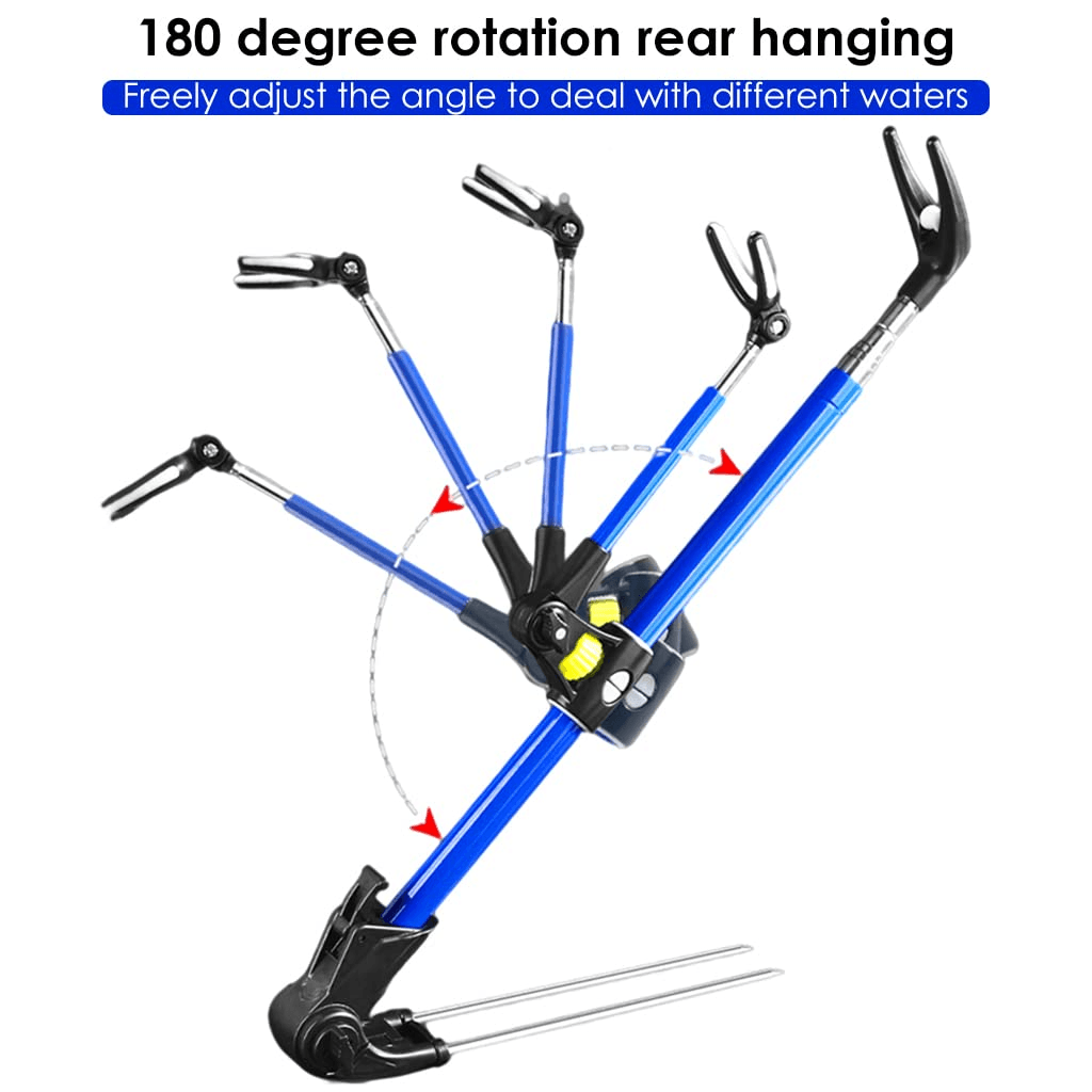 Retractable rod holder 1.7m