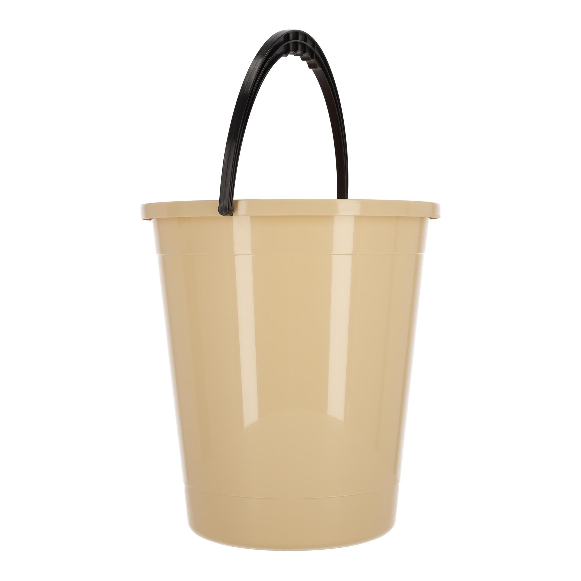 Bucket 15L, POLISH PRODUCT - beige