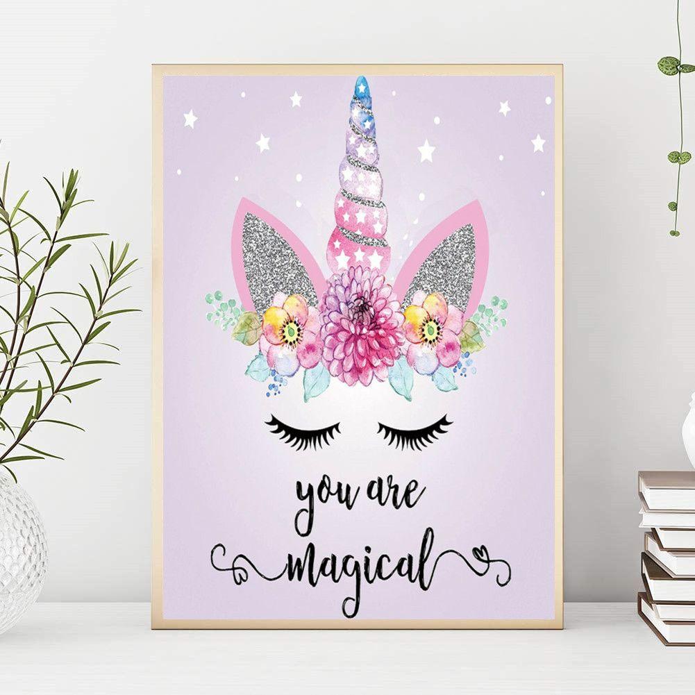 Diamond Embroidery / 5D Picture / Diamond Mosaic / Diamond Painting - You are magical, size 40x50 cm